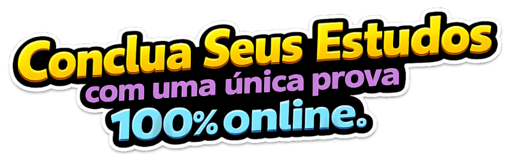 Supletivo online para concluir o ensino médio com certificado válido em todo o Brasil